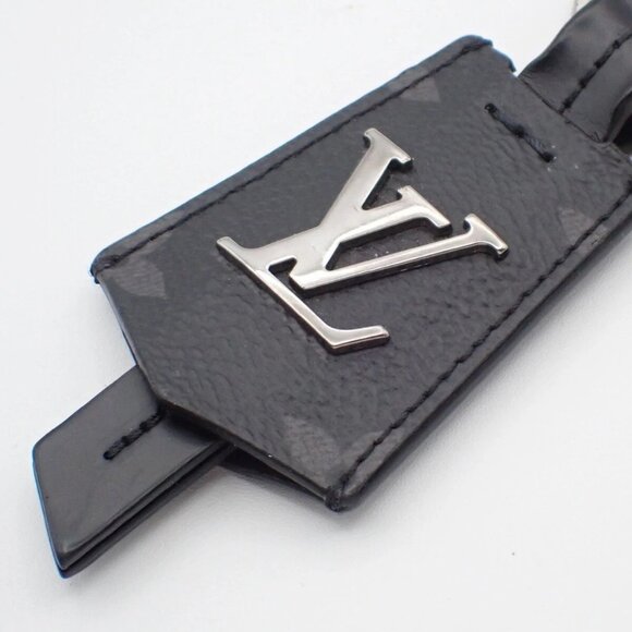 LOUIS VUITTON Porto Cle Cloche Cle Key Ring Monogram Eclipse - Picture 15 of 16